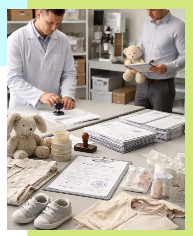 Сертификация детских товаров в Дагестанских Огнях от 15485 р. | Алешин-Дгс