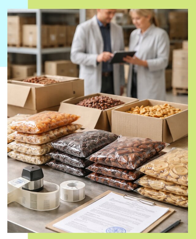 Сертификация сухофруктов в Дагестанских Огнях от 12388 р. | Алешин-Дгс под ключ