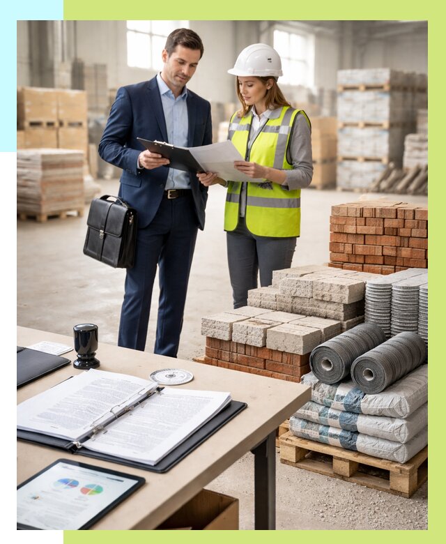 Сертификация строительных материалов в Дагестанских Огнях от 20646 р. Алешин-Дгс