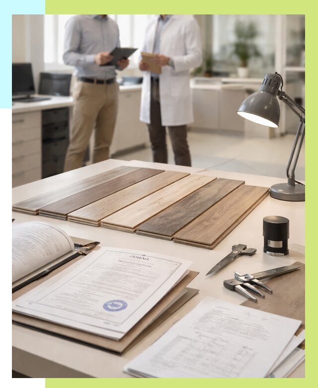 Сертификация ламината в Дагестанских Огнях от 18581 р. под ключ | Алешин-Дгс