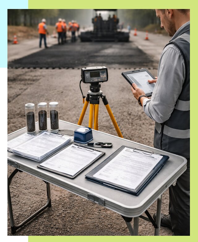 Сертификация асфальта в Дагестанских Огнях от 25808 р. | Алешин-Дгс