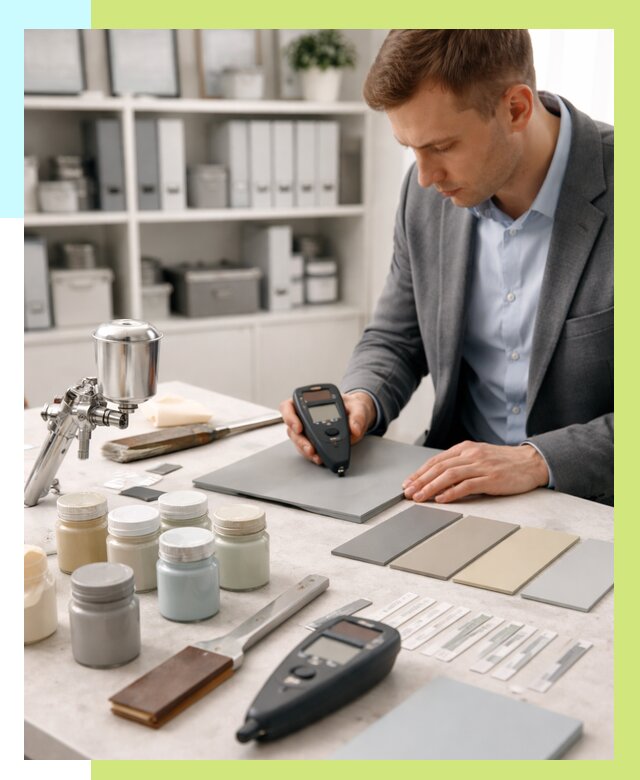 Сертификация краски в Дагестанских Огнях от 25808 р. | Алешин-Дгс центр