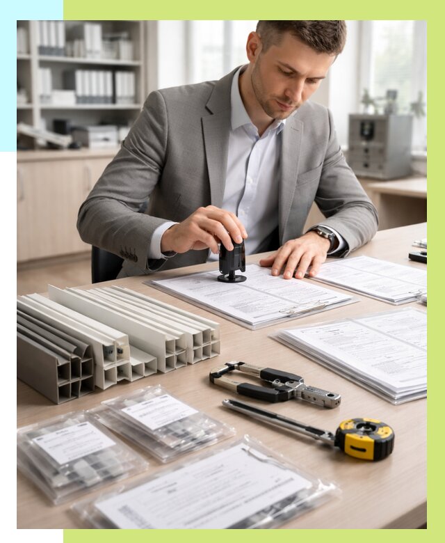 Сертификация ПВХ продукции в Дагестанских Огнях от 8775 р., Алешин-Дгс