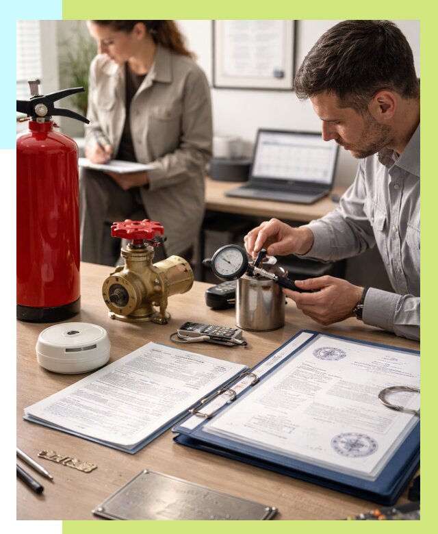 Сертификация пожарного оборудования в Дагестанских Огнях от 15485 р.|Алешин-Дгс