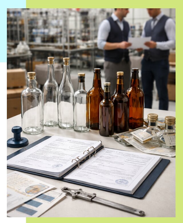 Сертификация стеклянных бутылок в Дагестанских Огнях от 25808 р. | Алешин-Дгс