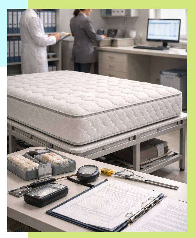 Сертификация матрасов в Дагестанских Огнях от 8775 р. | Алешин-Дгс