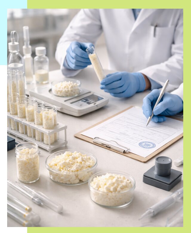 Сертификация творога в Дагестанских Огнях от 12388 р. под ключ | Алешин-Дгс