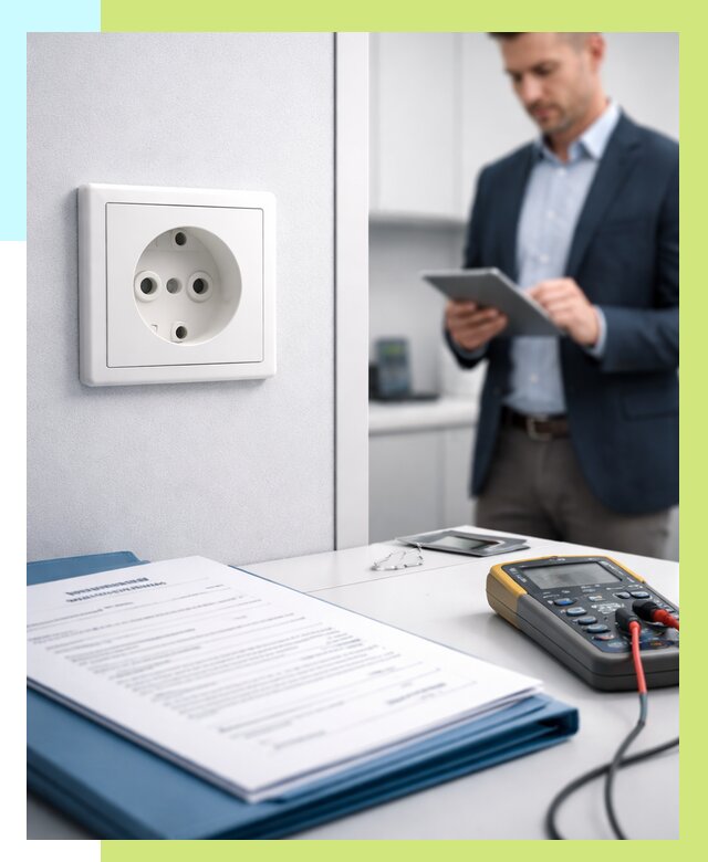 Сертификация розеток в Дагестанских Огнях от 8775 р. | Алешин-Дгс