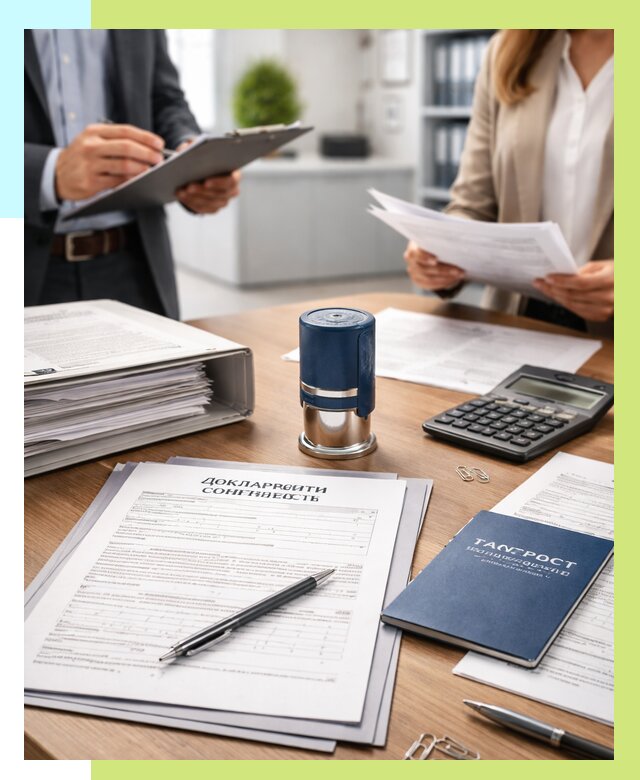 Декларация соответствия ТР ТС в Дагестанских Огнях от 8258 р., Алешин-Дгс