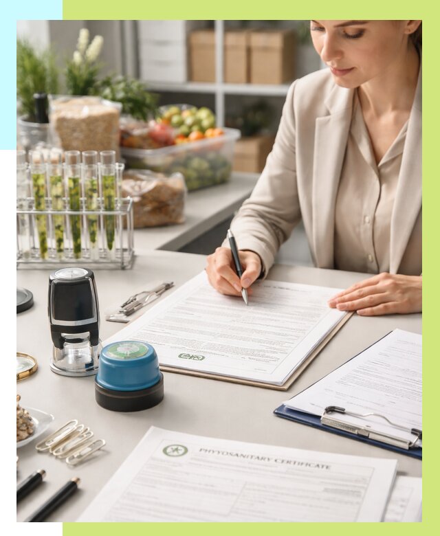 Фитосанитарный сертификат оформить в Дагестанских Огнях от 4645 р. | Алешин-Дгс