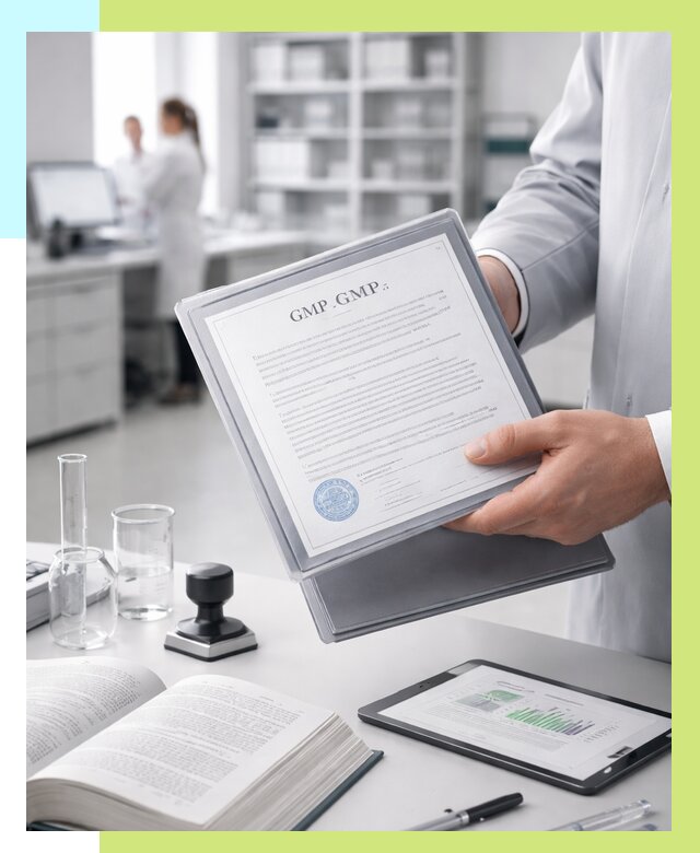 Сертификат GMP в Дагестанских Огнях под ключ от 87746 р. | Алешин-Дгс