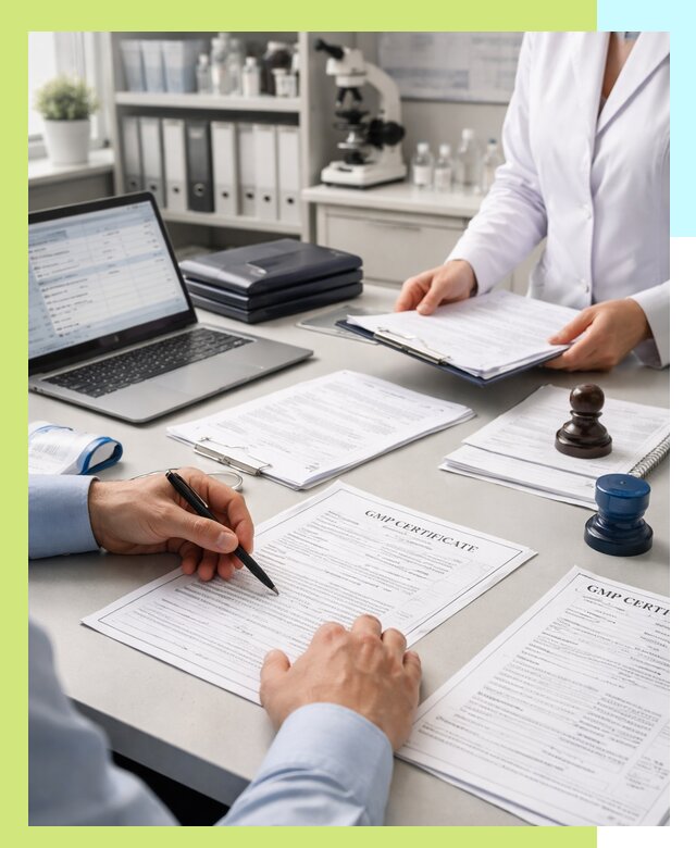 Оформление сертификата GMP в Дагестанских Огнях для фармпроизводства