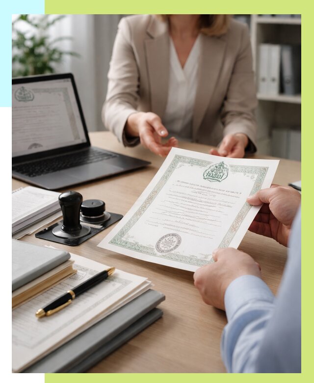 Халяль сертификат в Дагестанских Огнях, получить от 15485 р. | Алешин-Дгс