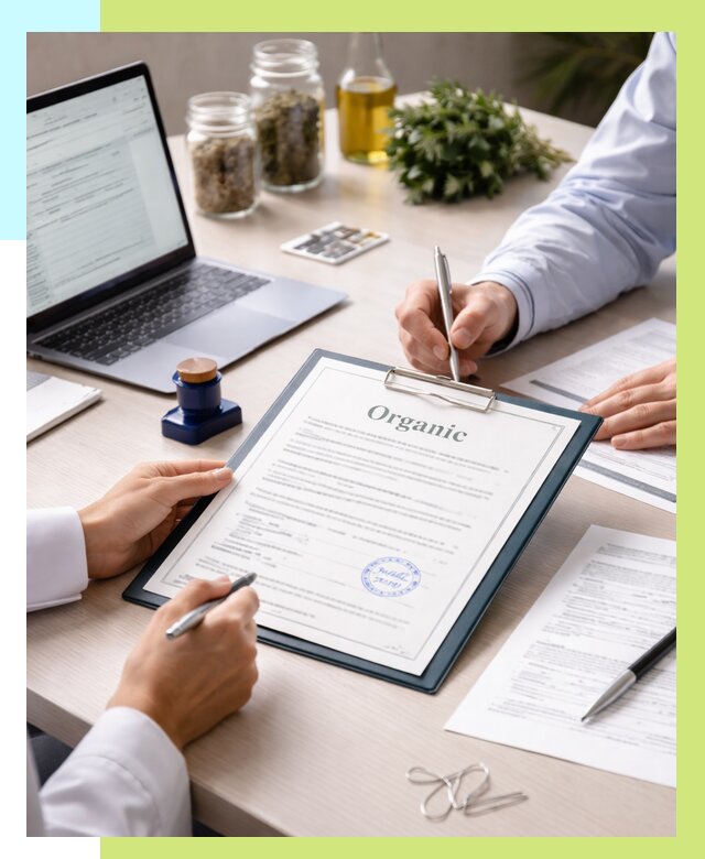 Оформление сертификат органик в Дагестанских Огнях от 30969 р. | Алешин-Дгс