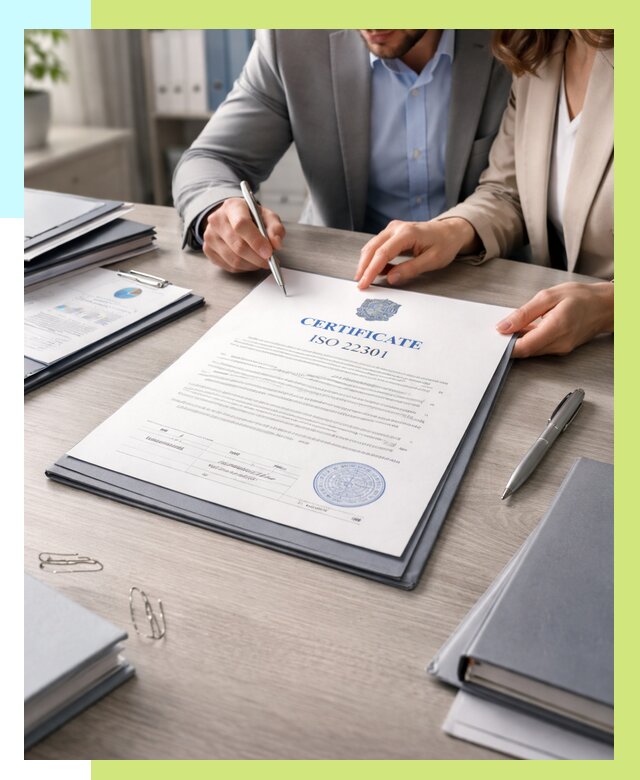Сертификат ISO 22301 в Дагестанских Огнях от 46454 р. | Алешин-Дгс срочно
