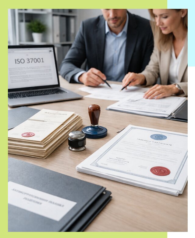 Получение сертификата ISO 37001 по системе борьбы с коррупцией в Дагестанских Огнях